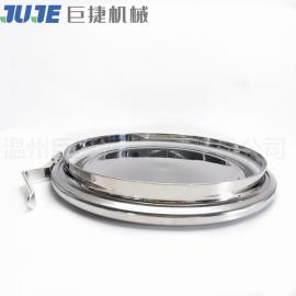 DN400不銹鋼錐形料倉(cāng)常壓手孔轉(zhuǎn)料倉(cāng)衛(wèi)生級(jí)人孔蓋粉體料斗卡箍人孔