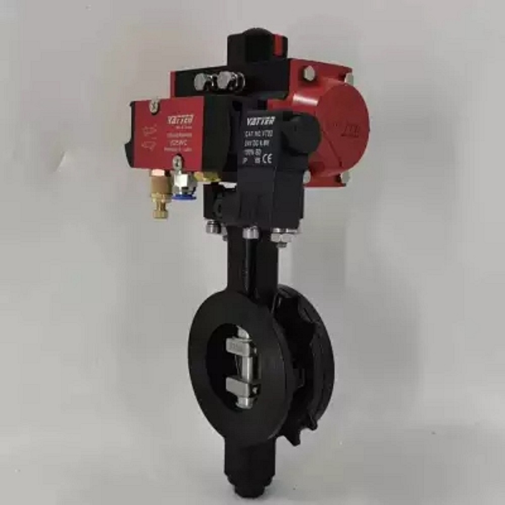VATTEN偏心蝶阀气动 过高温蒸汽碳钢蝶阀 VT1ADW23A