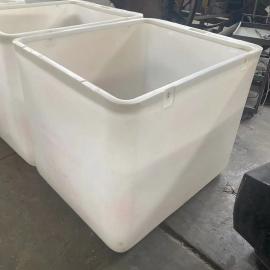 華社1000L敞口PE塑料大水桶 化工運輸桶耐腐蝕 農業(yè)水箱 1噸食品級蜂蜜桶