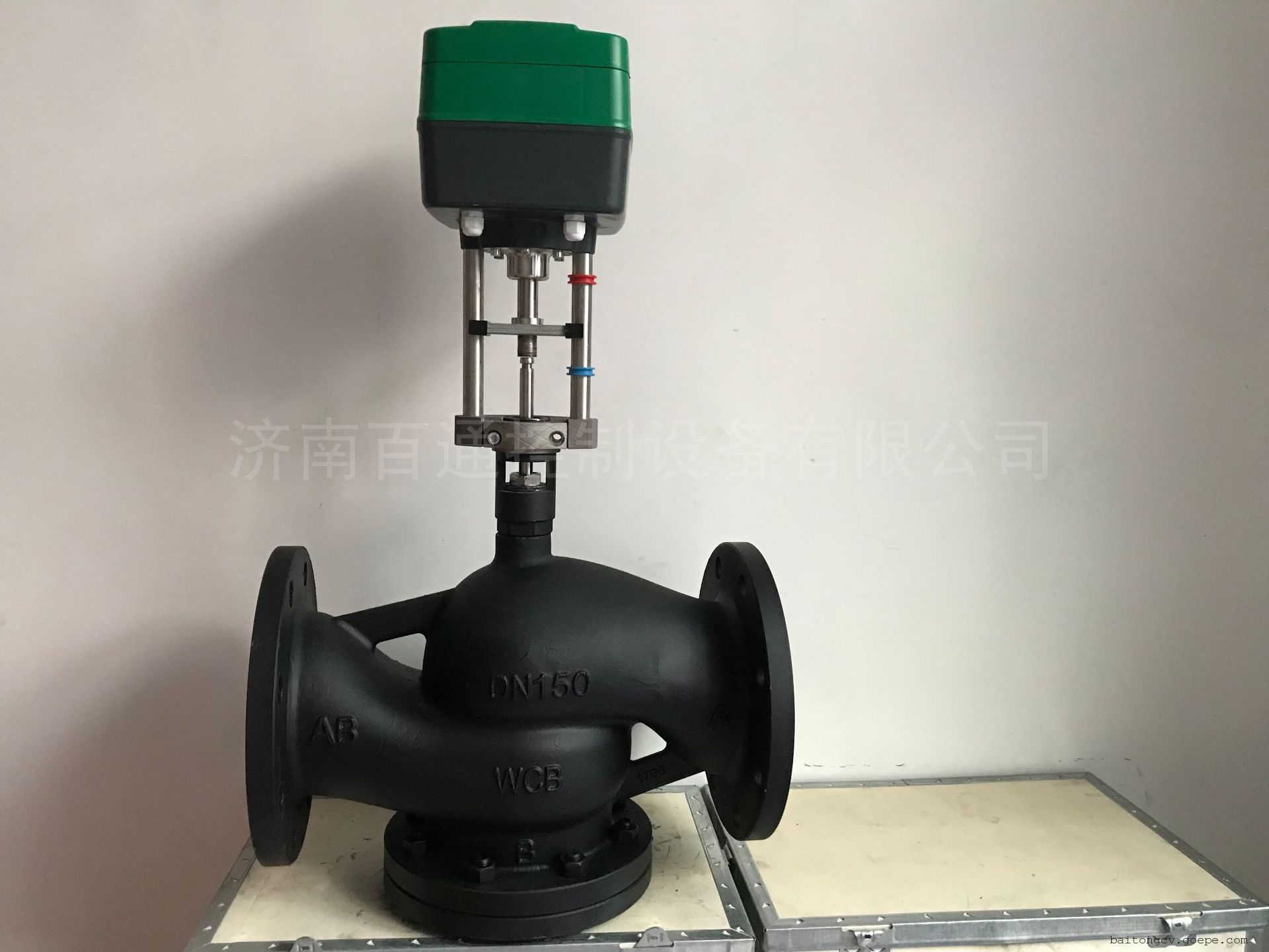 百通SEA506 SEA1006电动调节阀 蒸汽温控阀 WCB铸钢材质