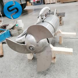 蘭江水水下推流攪拌機安裝示意圖QJB
