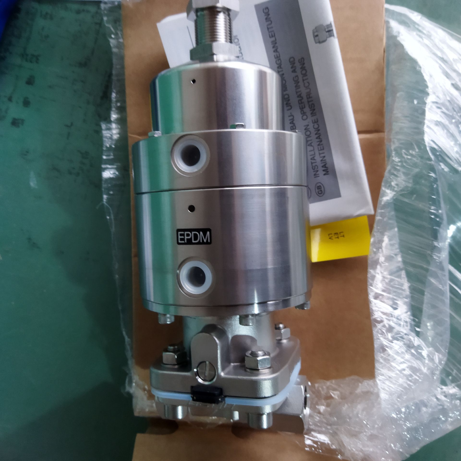 Gemu生物技术行业的隔膜阀600HP