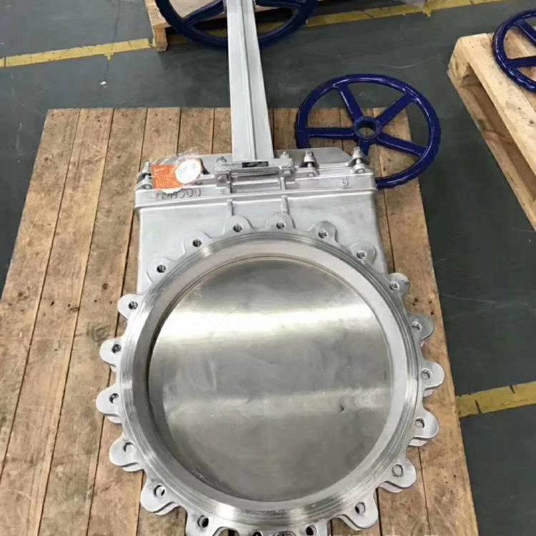VTPZ973H-10PVATTEN不锈钢手动工业刀闸阀 污水专用手动插板阀
