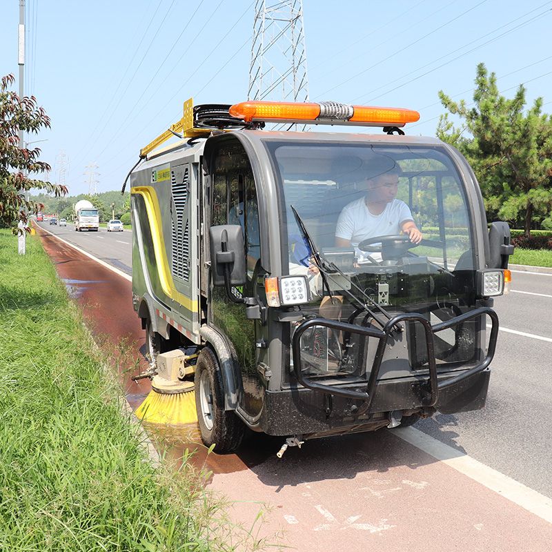百易长青纯电动洗扫车 人行道洗扫无扬尘BY-CS60
