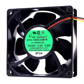 伺服原裝servo 24V 4.8W 0.20A 12038 耐用變頻器風(fēng)扇CNDC24B7R