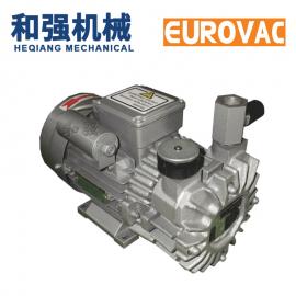 欧乐霸EUROVAC干式无油旋片气泵无油雕刻机真空泵VE8