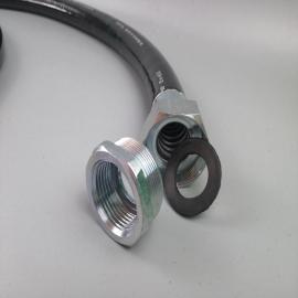 PVC可彎曲橡膠防爆撓性連接軟管15*500-M20*1.5內(nèi) NPT1/2外依客思