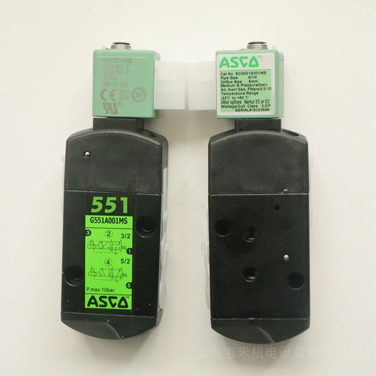 ASCO电磁阀SCG551A001MS 115VAC
