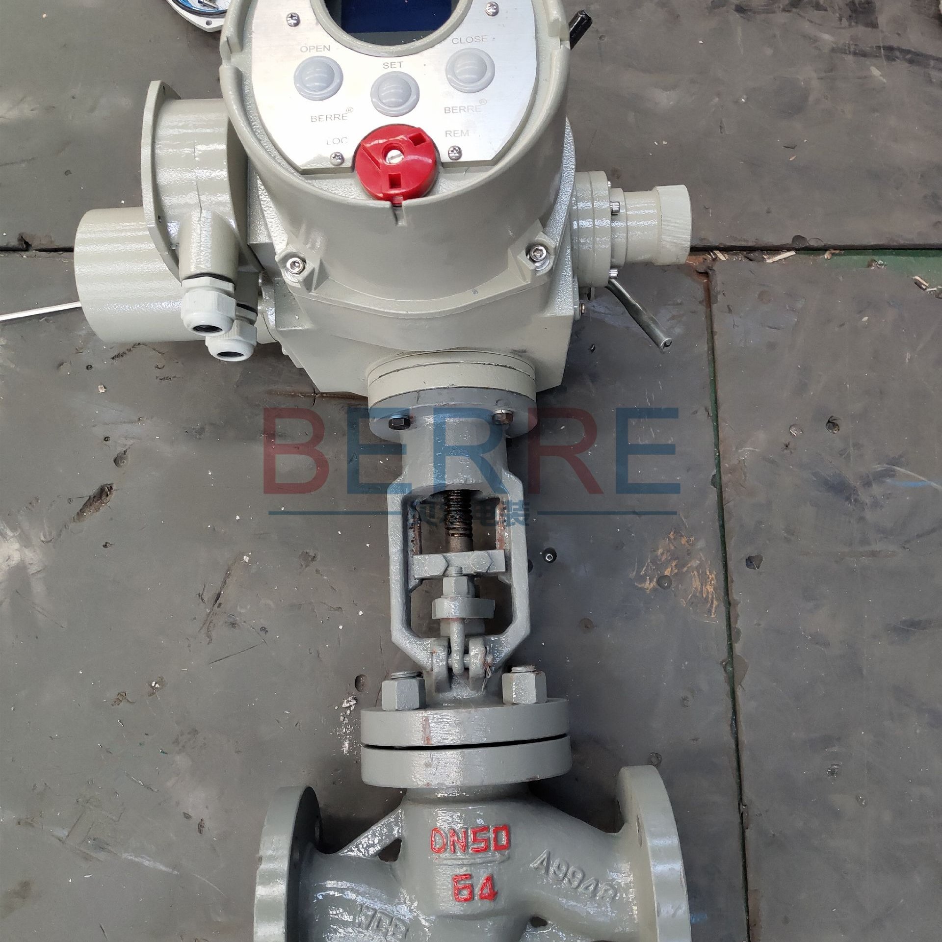 BERRE调节型电动截止阀J941H-16C DN250