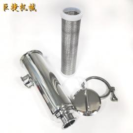 DN32衛(wèi)生級角式過濾器316L不銹鋼濾網(wǎng)L型過濾污水過濾器巨捷