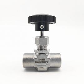 代替SS-1RF不銹鋼內(nèi)螺紋針型閥316L材質(zhì)內(nèi)絲直通截止閥