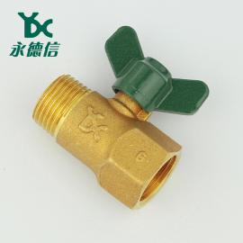 永德信內(nèi)外絲碟柄球閥設(shè)備專用銅球閥213B