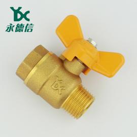 永德信內(nèi)外絲碟柄DN15到DN50大流量全通徑加厚型球閥2201