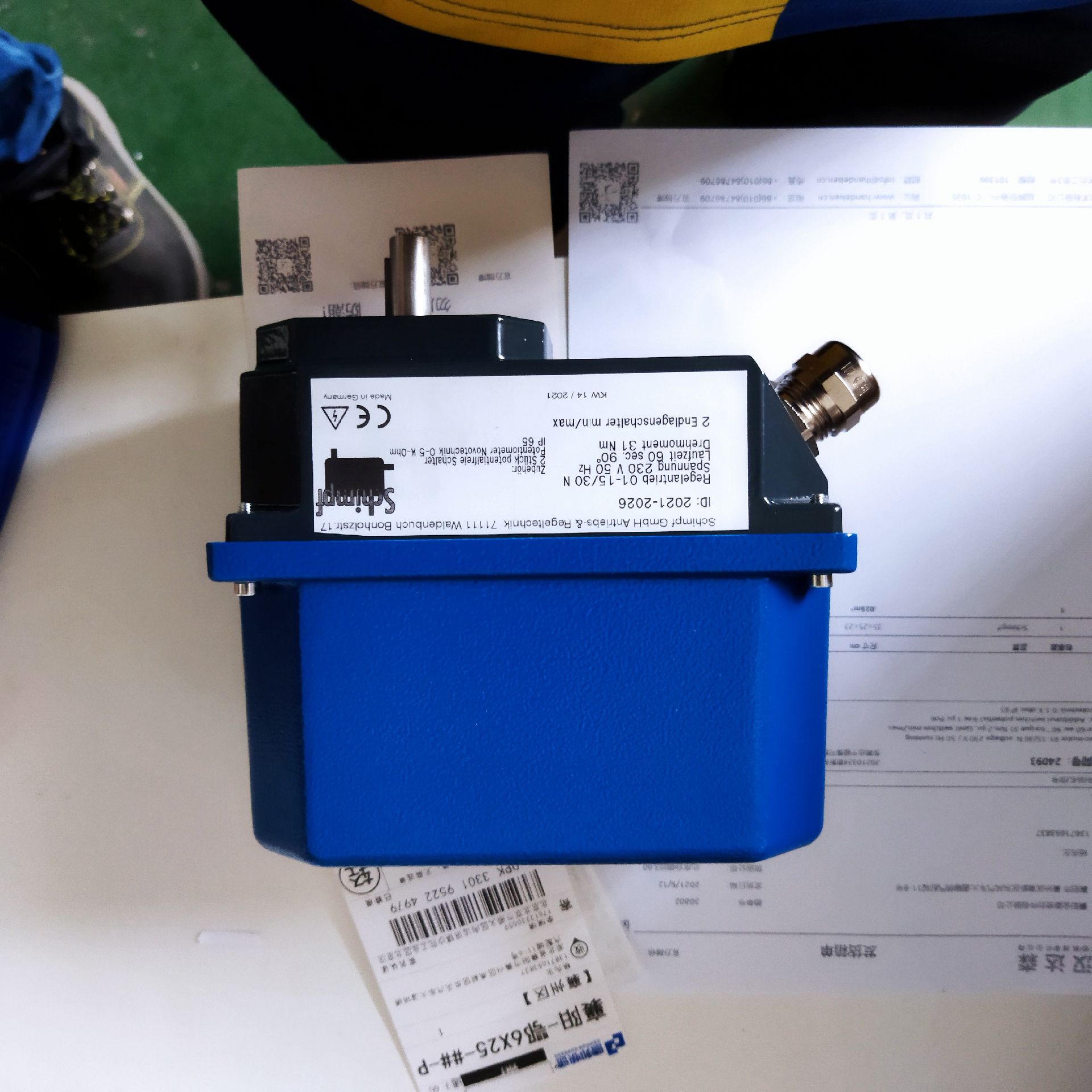 Schimpf执行器 02-25·/4500 N 40