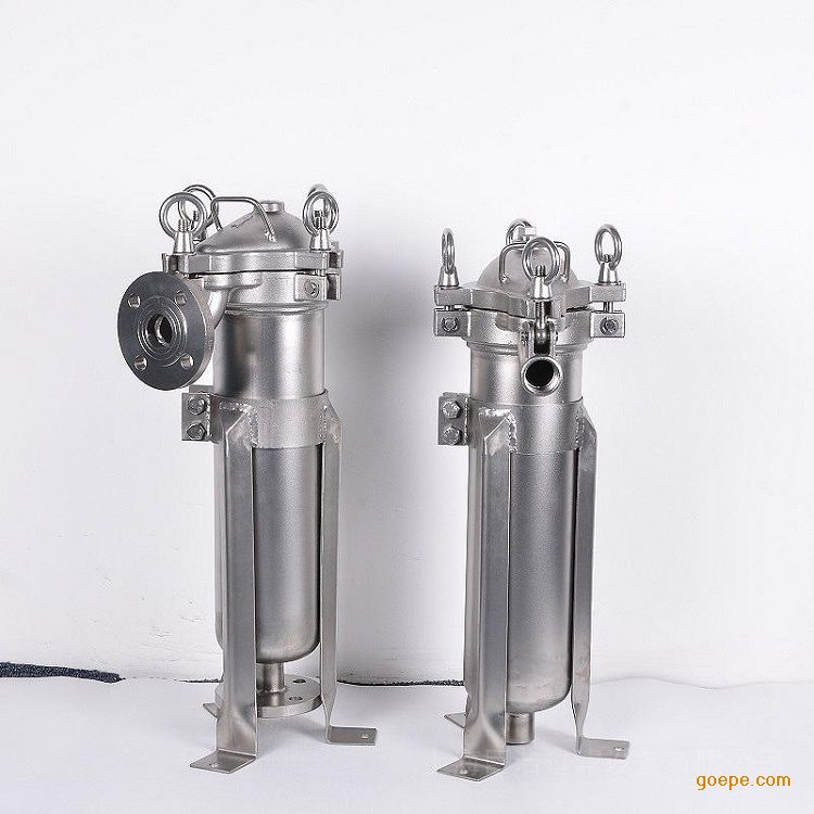 巨洁过滤不锈钢龟背袋式过滤器1号2号顶入式过滤机DL-1P2S