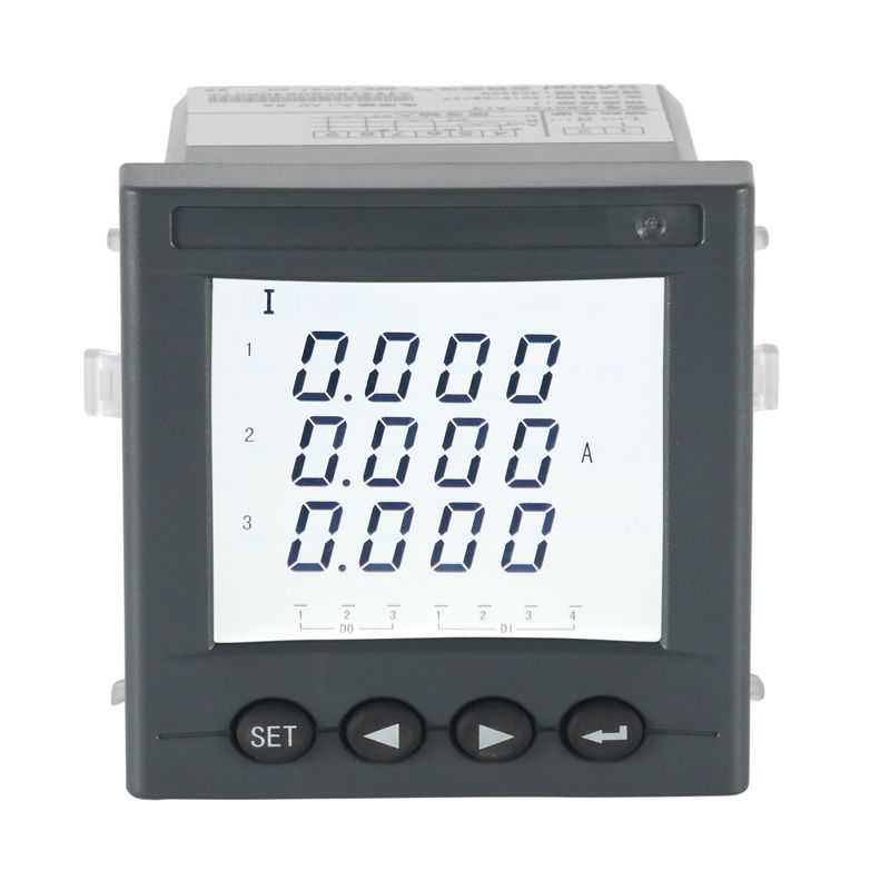 安科瑞AMC72-AI3三相电流表 LED显示 标配RS485-MODBUS 一路4-20mA输出