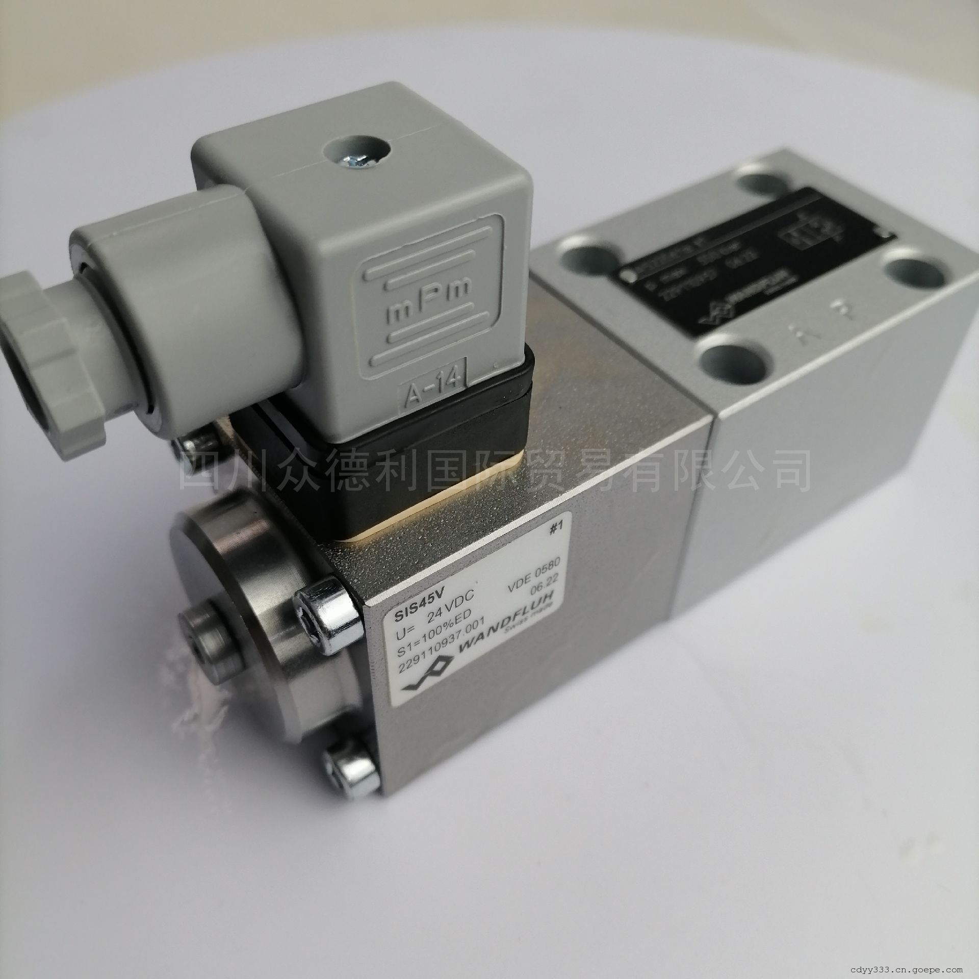万福乐Wandfluh代理无泄漏电磁阀现货WDMFA06-ADB-G24/WD替代AMW4D62 SIN45V-G24