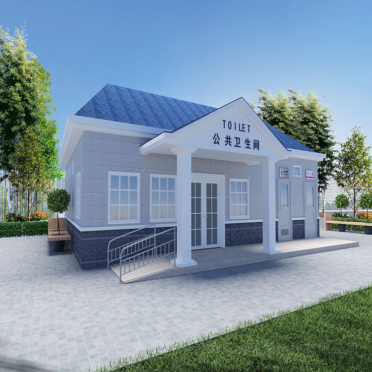 城市公园广场智能泡沫封堵型移动环保厕所-图7