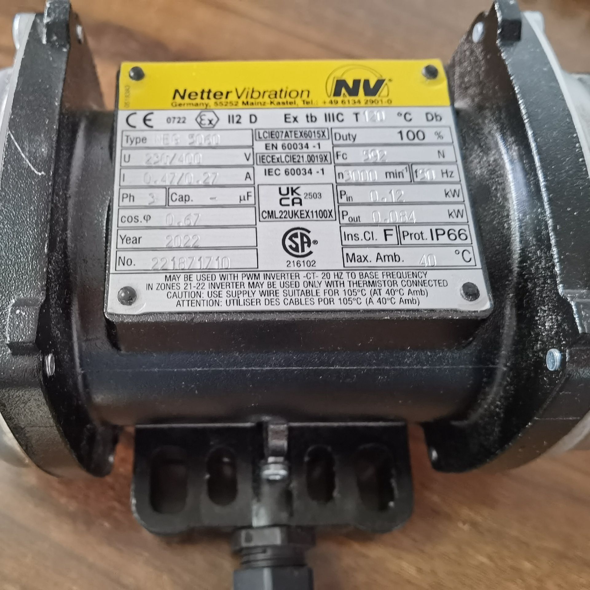 Netter Vibration 电动振动器NES 50120