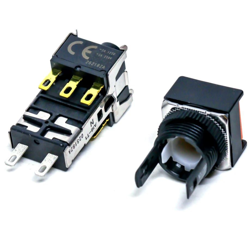 OMRON欧姆龙小型按钮开关A16-ABM-2P