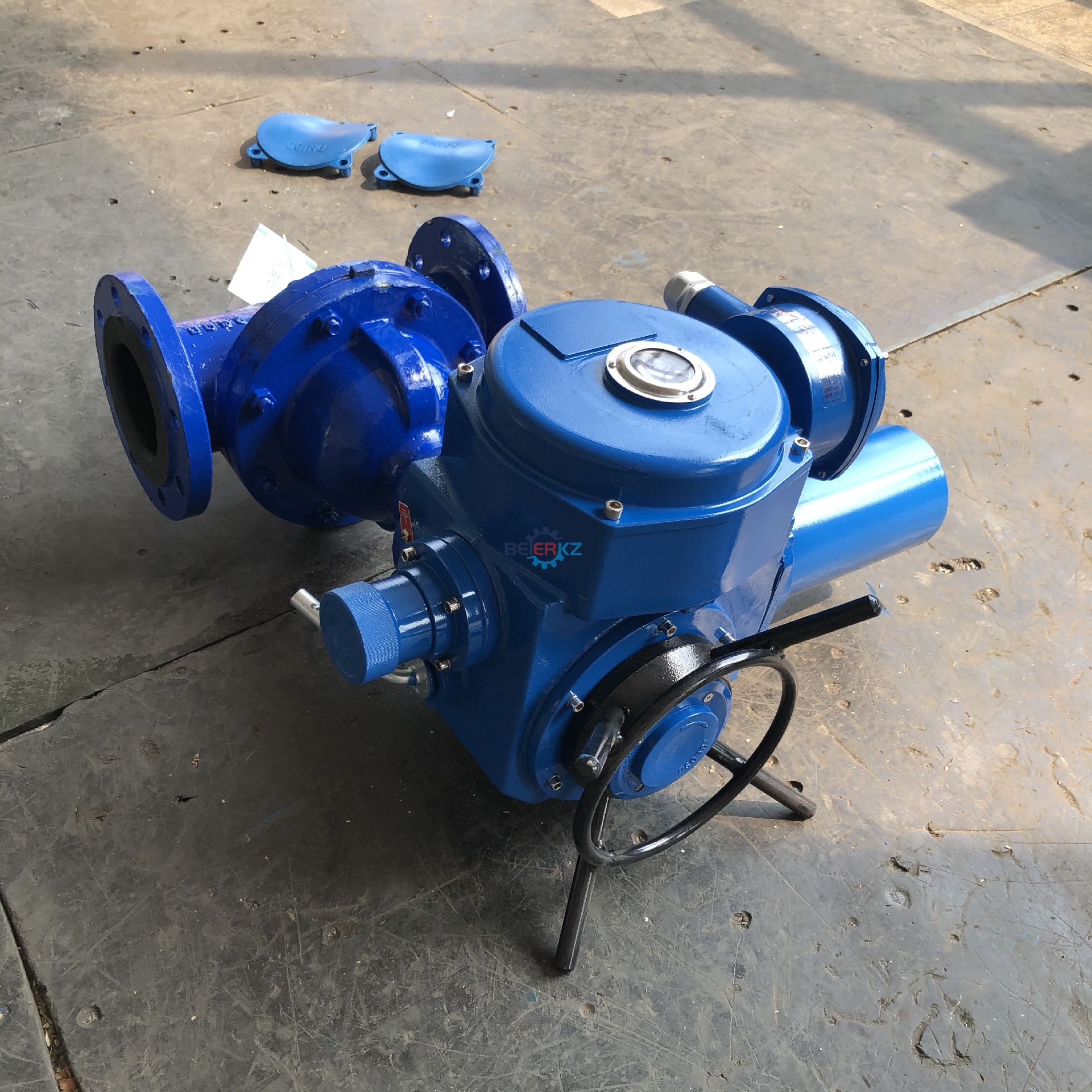 BERRE贝尔阀门电装dzw多回转普通开关型电动执行器Z30