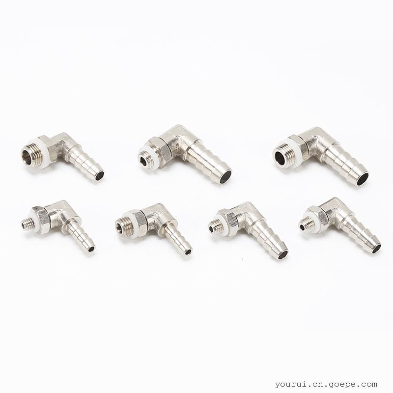 乐利可宝塔弯头6-M6*0.75 6-M6*1 6-M8*1 8-M10*1公制螺纹旋转360度PL