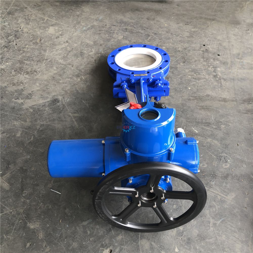 BERREPZ943 DN200智能一体化开关电动刀闸阀PZ943 DN200PZ943  DN200