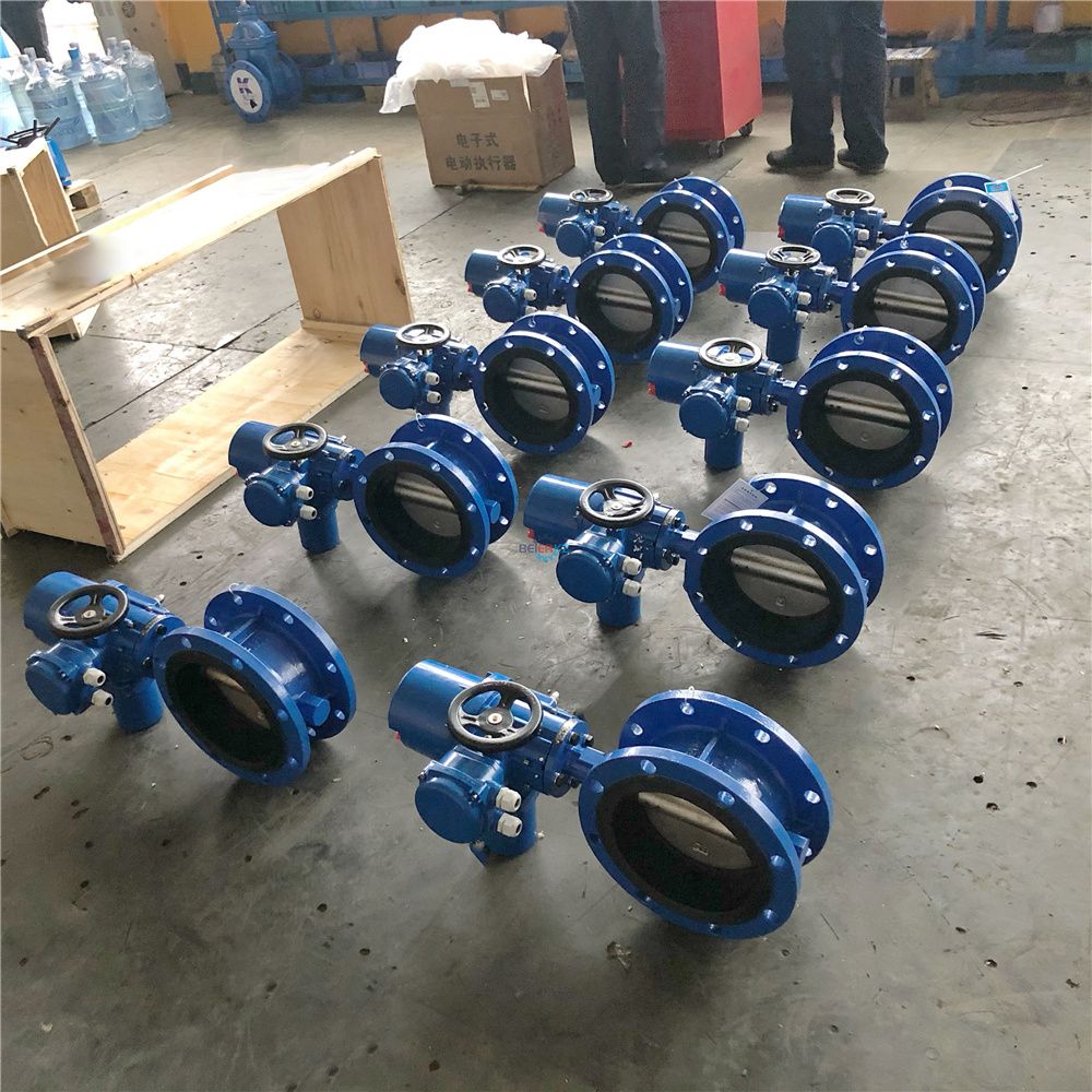 BERRE吸收塔入口电动调节蝶阀D941J-10C DN900