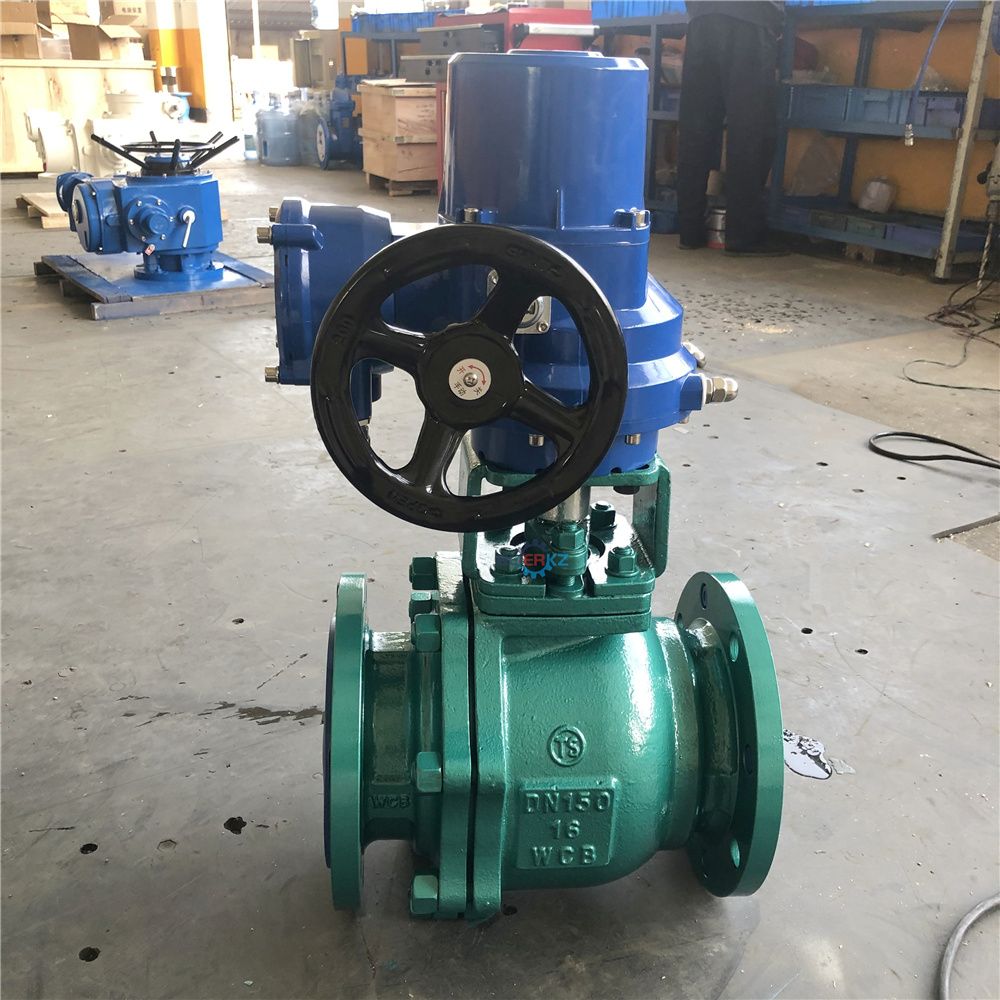 BERRE防腐蚀用智能型电动法兰衬氟开关球阀Q941F46-16C DN100