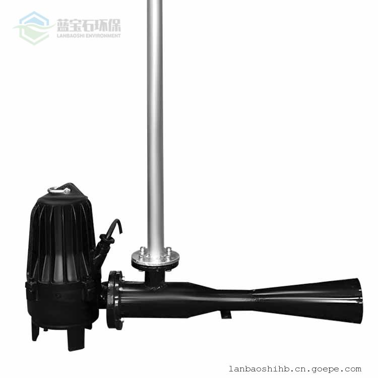 自吸式射流潜水曝气机 JA型潜水喷流式曝气器QSB-2.2蓝宝石