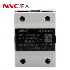 NNC固態(tài)繼電器單相無(wú)觸點(diǎn) 40A欣大NNG1-1/032F-38(SSR-DA)