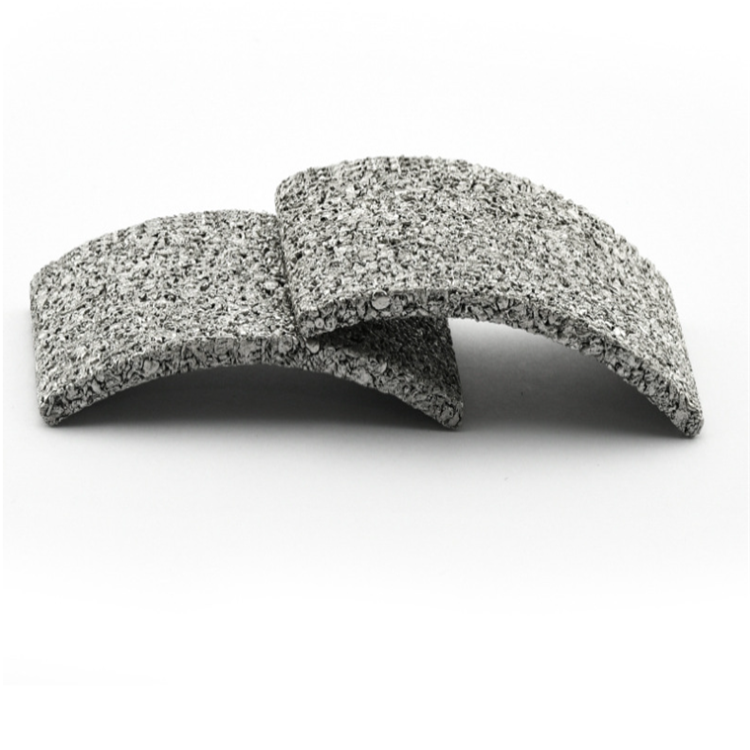 盈高曲面气体扩散模压不锈钢粉末烧结滤板YG2023