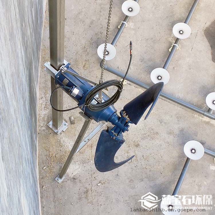 强化聚氨酯潜水推流器 好氧区水下推进器 QDT蓝宝石环保