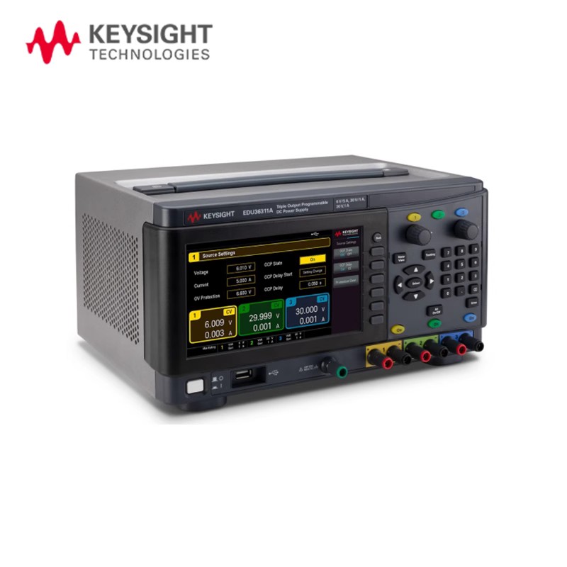 是德科技KEYSIGHT E36313A可编程控直流电源 高精度三路输出