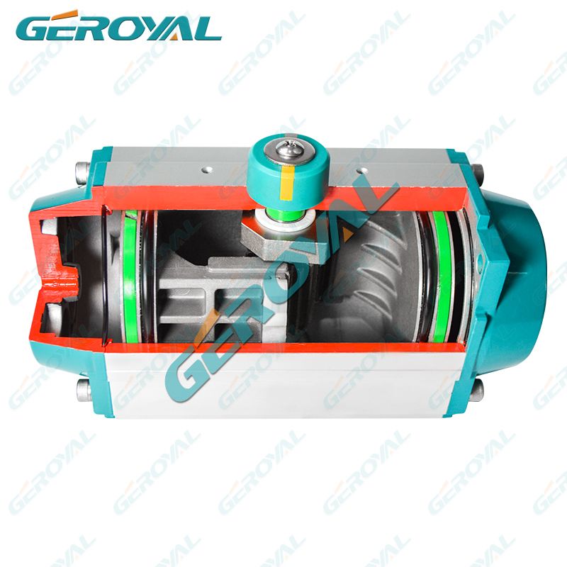 GEROYAL精欧气动切断阀气动铝合金对夹蝶阀 气动中线开关阀710M