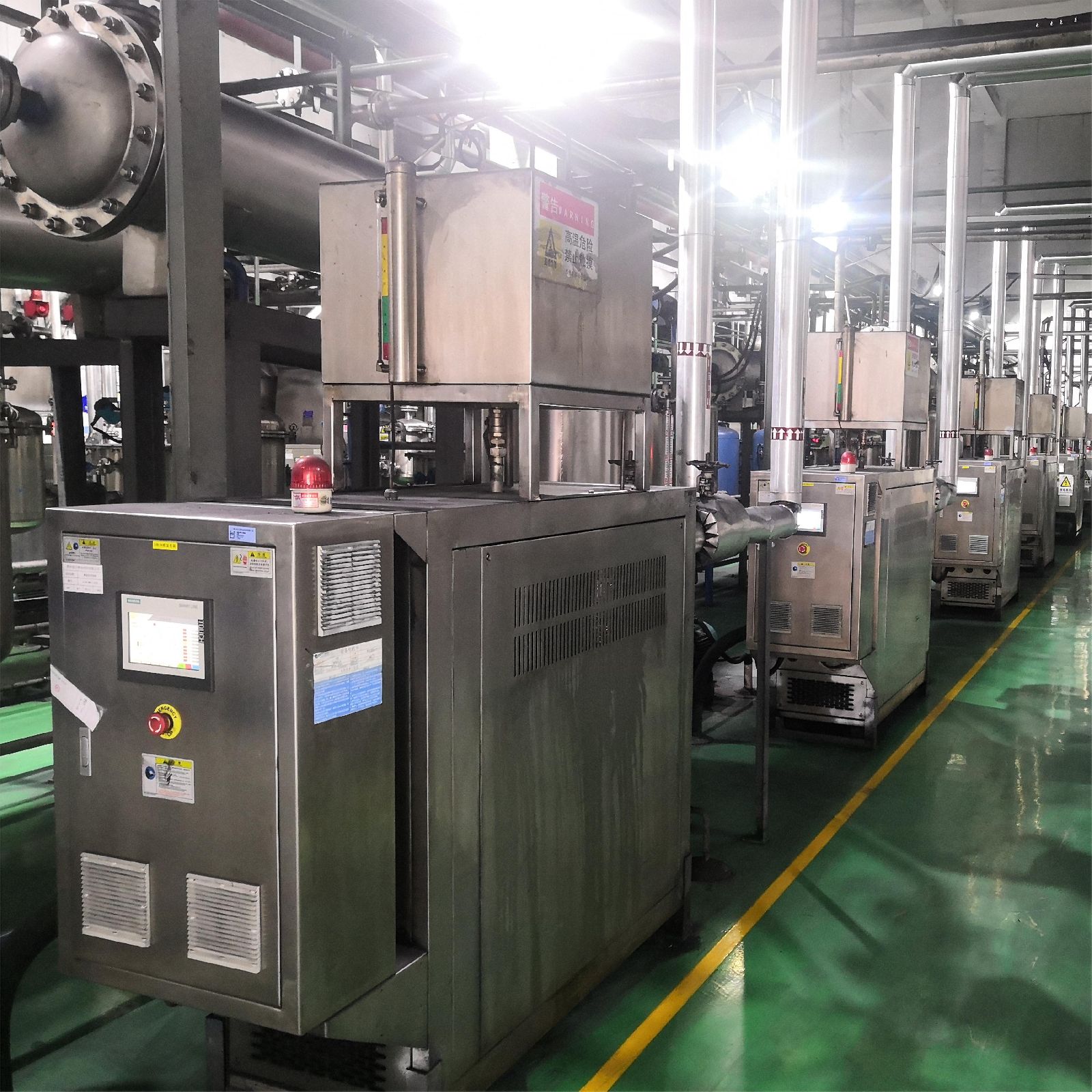 铭跃辰化工反应釜PLC模温机 高温油温机MYC