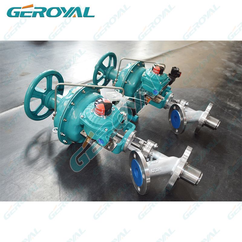 GEROYAL精欧气动上展示放料阀 储罐反应釜底放料 下展示阀门 不锈钢放料阀F641L