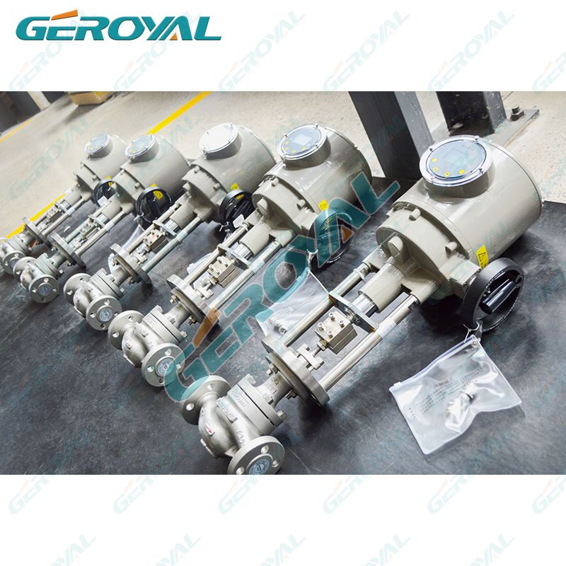 GEROYAL精欧电动单座调节阀 碳钢不锈钢 阀门810D