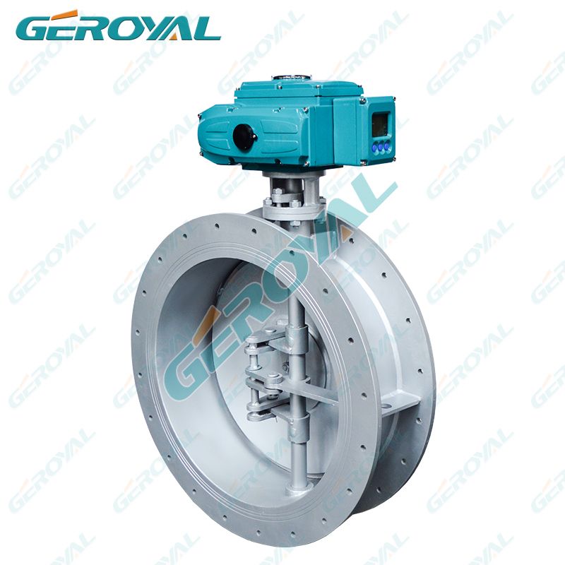 GEROYAL精欧电动密闭式翻板阀 电动密闭式开关蝶阀720C