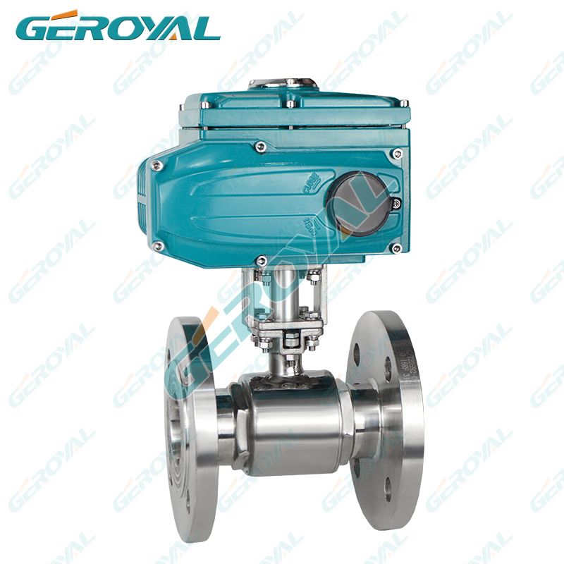GEROYAL精欧气动法兰卫生级球阀 气动不锈钢开关阀310E
