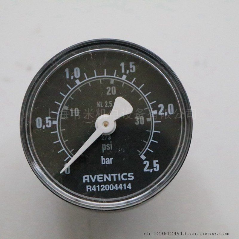 AVENTICS压缩空气处理单元压力表R412004414