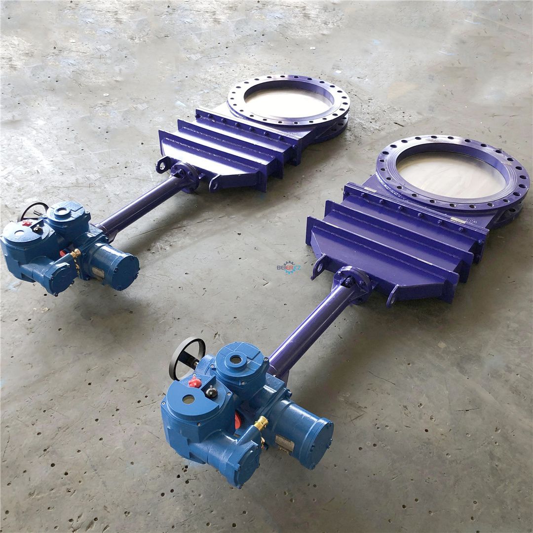BERREPZ941Y 10C DN700矿用智能一体化法兰铸钢电动刀闸阀