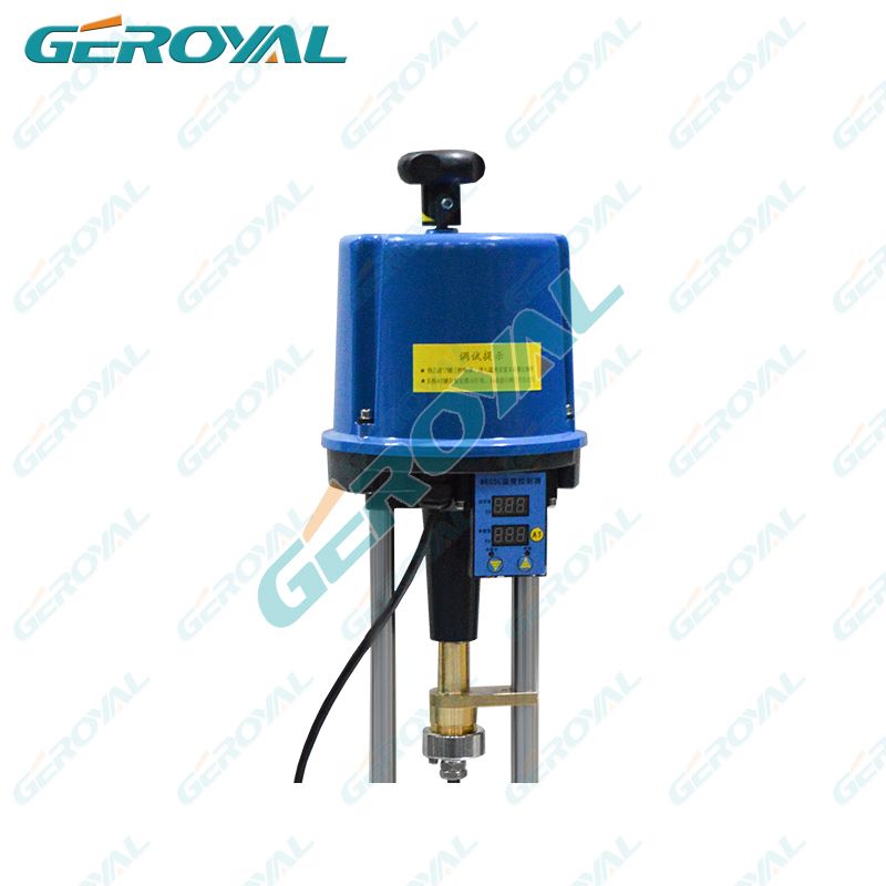 GEROYAL精欧电动温控调节阀 不锈钢法兰电动温控阀V230W