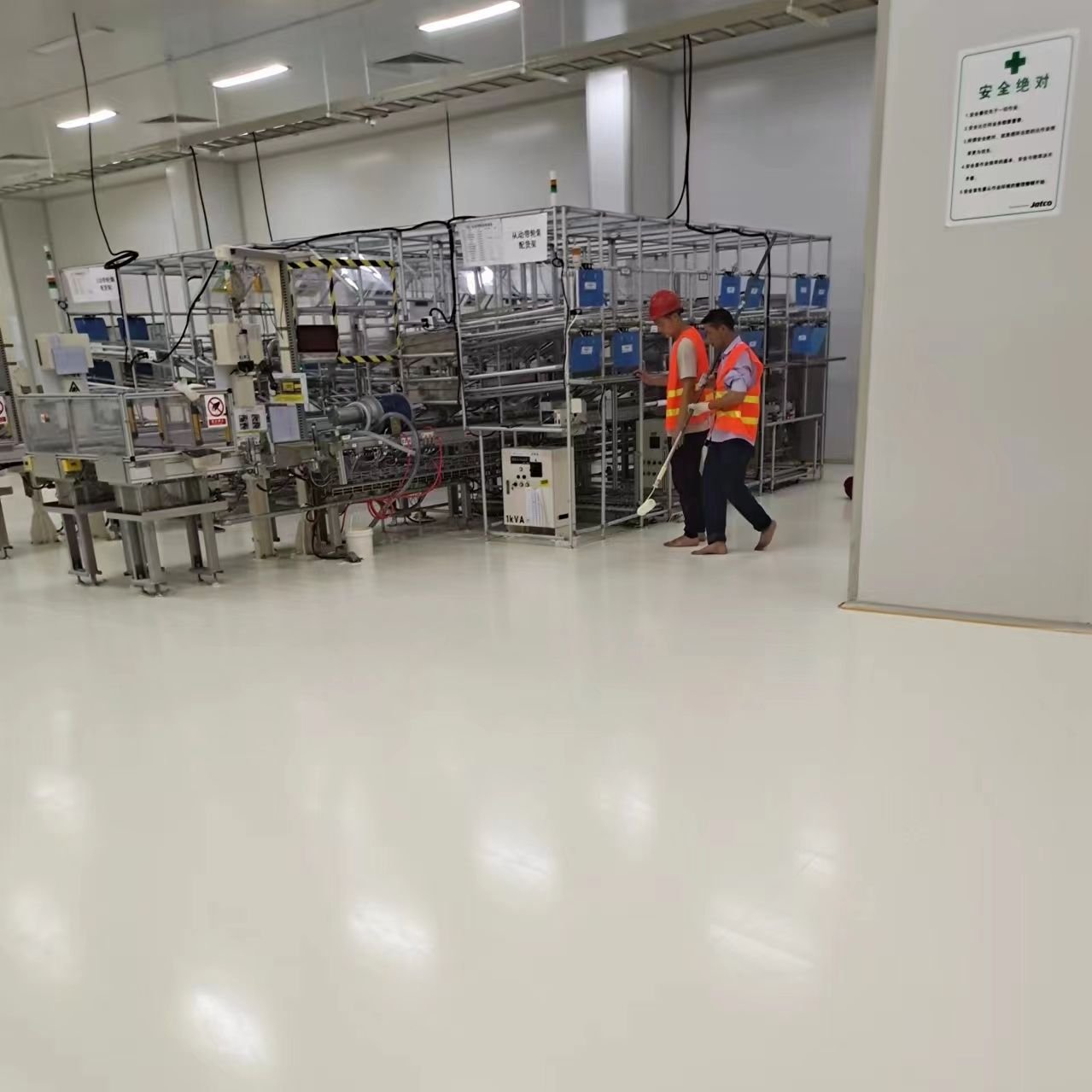 温 州污水池防腐地坪工程施工，环氧树脂地坪漆工程