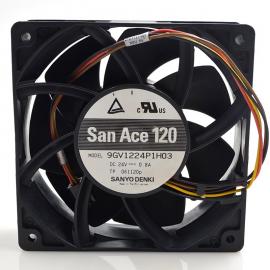 三洋山洋 12cm 12038 24v 0.8A 大風(fēng)量變頻工控機(jī)風(fēng)扇9GV1224P1H03