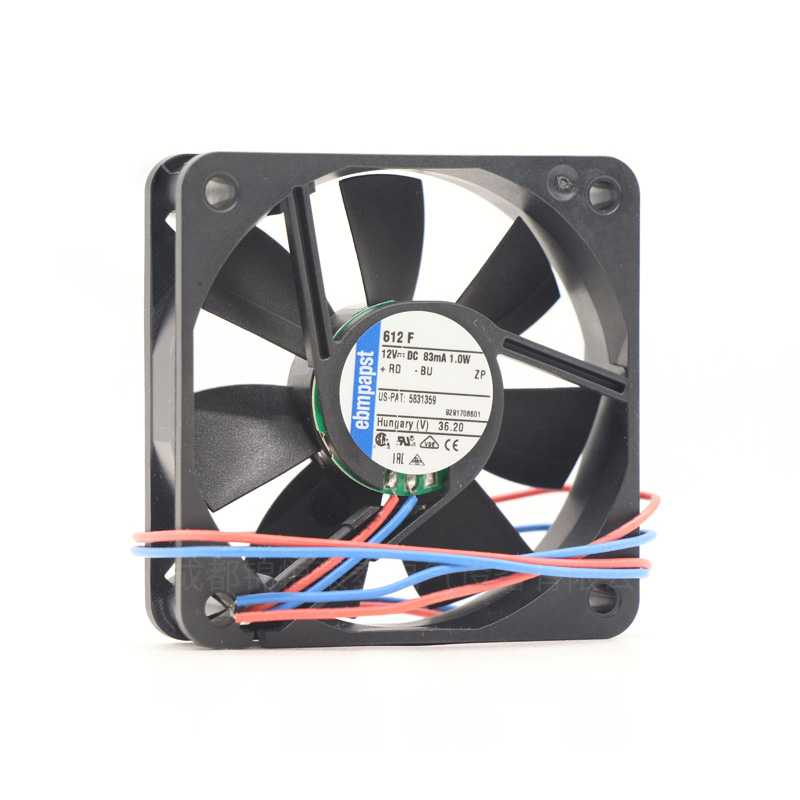 ebmpapst依必安派特DC直流风扇12V 风电行业散热风机612F