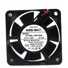 NMB原裝 6025 6CM 24V 0.17A停轉告警變頻器風扇2410ML-05W-B69