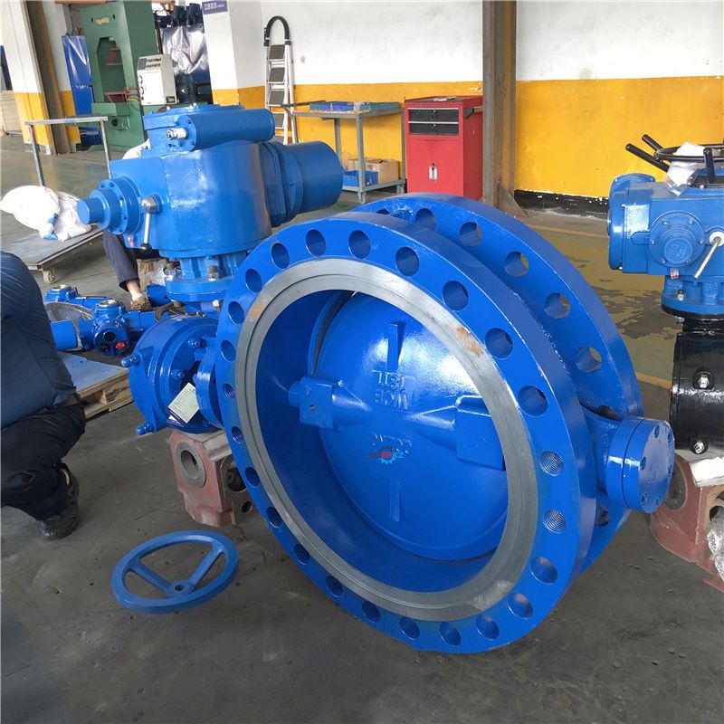 BERRE普通开关型硬密封三偏心电动蝶阀D943H-40C DN700