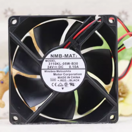 NMB3110KL-05W-B308025 8cm 24V 0.10A 安靜超耐用變頻器風(fēng)扇