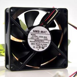 NMB原裝 8025 8cm 24V 0.23A耐用滾珠變頻器風(fēng)扇3110KL-05W-B89